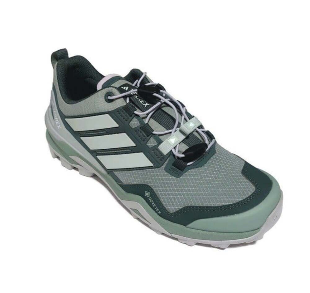 Adidas Terrex Skychaser GORE-TEX Hiking Shoes Womens Size 7.5 Green IH1101 GTX